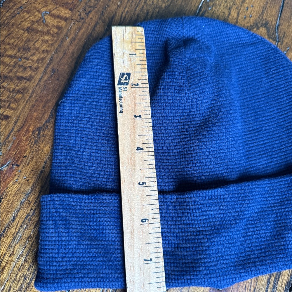 Ralph Lauren Royal Blue Knit Beanie with Red Pony - Picture 4 of 4